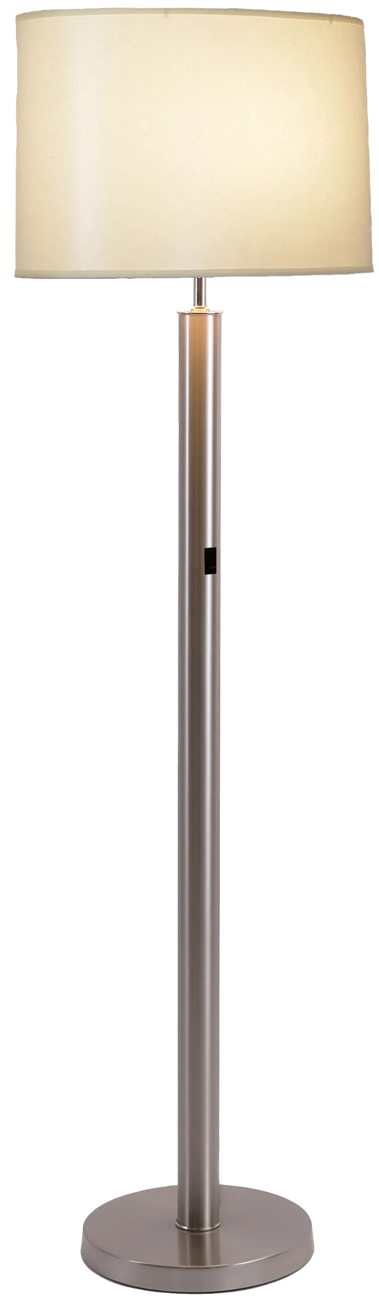 TriLam Oval Natural, Satin Nickel, Nickel accents