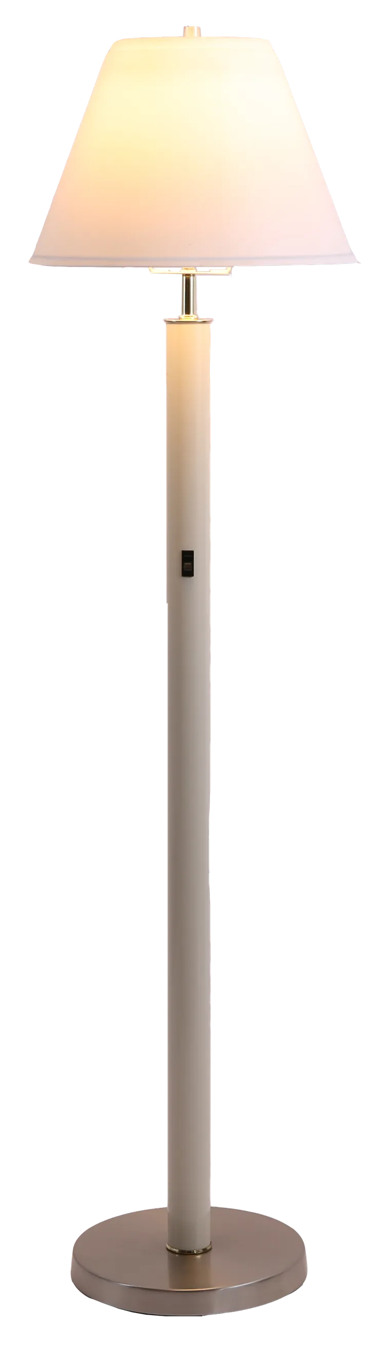 PolyMold Smooth, Cream, Satin Nickel base, Nickel accents